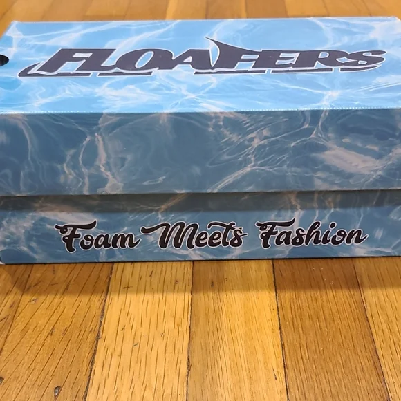 Floafers-Men's Water Shoes - Brown With Gold Accent. - Picture 9 of 9